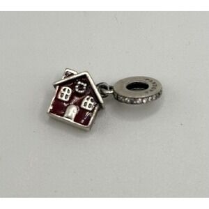 AUTHENTIC PANDORA COZY‎ CHRISTMAS HOUSE DANGLE CHARM (RETIRED) #797517EN27